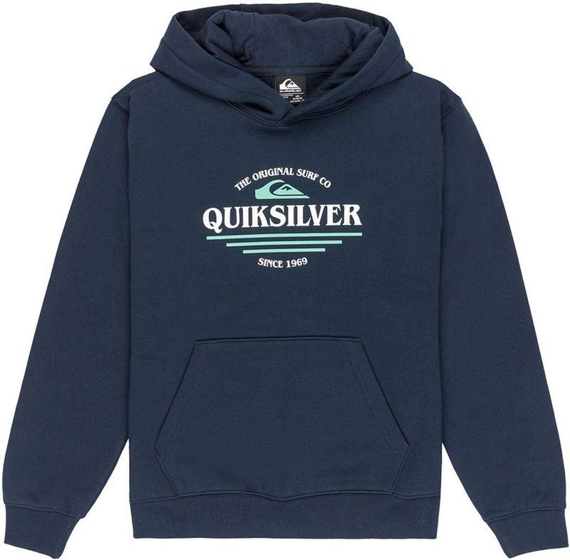 Quiksilver Graphic Youth Hoodie Blauw 12 Years Jongens