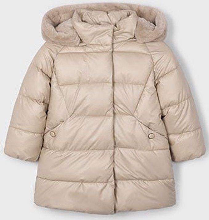 Mayoral - Long Winterjas - Tapioca - Gewatteerde Jas