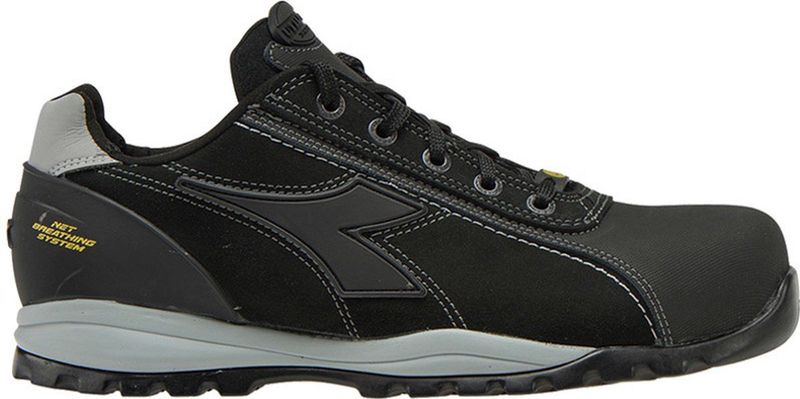 Diadora - Glove Net Low Pro S3L FO SR HRO ESD - Veiligheidsschoenen - Kalfssuède - Ademend - Antislip