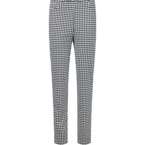 Robell Bella Flanel Pantalon Pied de Poule Zwart/Wit Maat 40