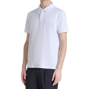 Antony Morato Heren Polo Wit MMKS02484-FA100258/1000
