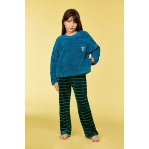 Woody - Meisjes/Dames Sweater en broek - Groenblauw - L