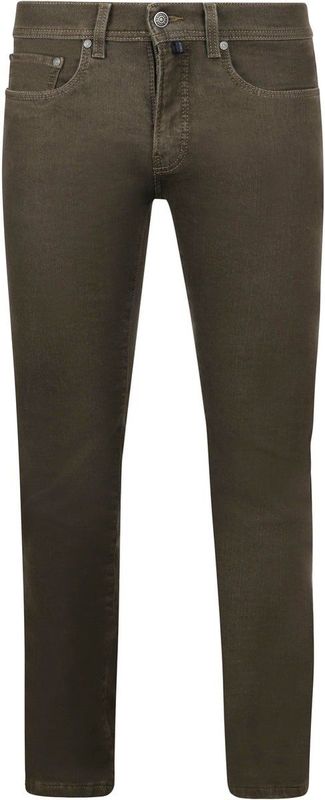 Pierre Cardin Broek Lyon Tapered Raw Bruin - Maat W 31 - L 34 - Heren - Five-pocket broek