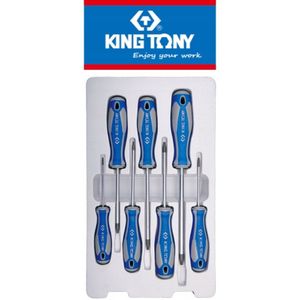 King Tony Torx Schroevendraaierset met Gat - 7 Delig