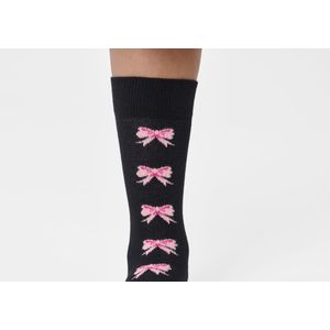 Happy Socks - Bow - Huissokken - Zwart - Unisex