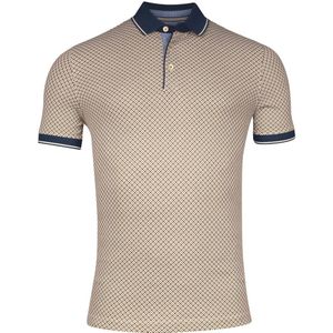 Baileys poloshirt korte mouw beige