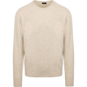 William Lockie - Trui - Beige - Lamswol - Regular-fit