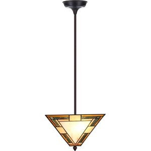 Art Deco Trade - Tiffany up-light Hanglamp Indian Summer