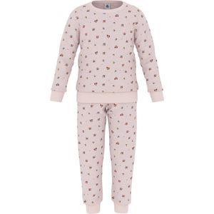 Petit Bateau - Kinderpyjama - Velours - Bloemenprint