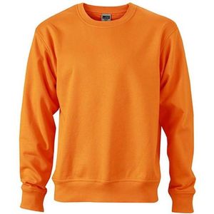 James and Nicholson Uniseks werkkleding Sweatshirt (Oranje)