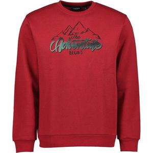 Blue Seven Truien Heren Volwassenen - Sweater Heren - Rood - Maat L