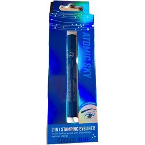 Eyeliner met stempel - blauw - meisjes - feest - halloween - make-up