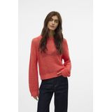 VERO MODA - VMNEWMADERA LS O-NECK PULLOVER BOO - Dames - Gebreide Trui - Roze