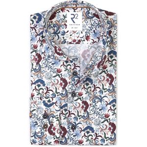 R2 - Overhemd - Multicolour - Poplin Flower Print - Heren