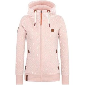 Dames Hoodie met Hartprint en Anchors - Lange Mouwen Sweatshirt voor Herfst en Winter