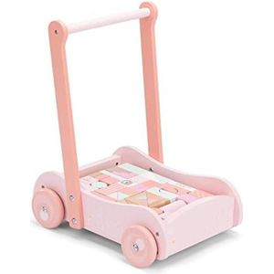 Loopwagen Baby - Loopwagen Baby Looptrainer - Loopwagen 1 Jaar - Looptrainer Baby - Roze