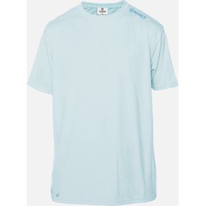 SKINSHIELD - FACTOR 50+ UV-zonbeschermend sport shirt heren - korte mouwen - Arctic Blue - licht blauw - XS