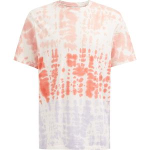 WE Fashion Heren T-shirt met tie-dye