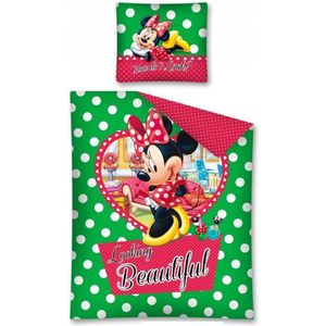 Minnie Mouse Kinderbeddengoed 140x200 cm - 100% Katoen