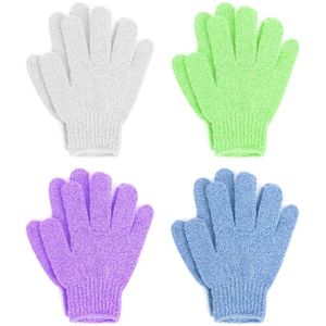 Exfoliërende badhanddoeken, 4 stuks