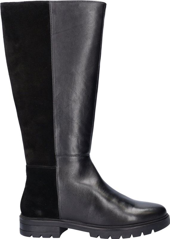 Ara - Cambridge - Hoge Laarzen - Zwart - Hoog Kwaliteitsleer en Suède