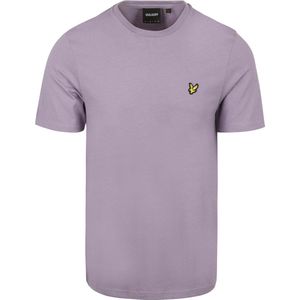Lyle and Scott - T-shirt - Paars - 100% Biologisch Katoen