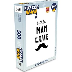 Puzzel Quotes - Little man cave - Spreuken - Jongens - Kind - Legpuzzel - Puzzel 500 stukjes