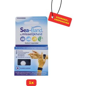 Sea Band Polsband bij Misselijkheid Zwart