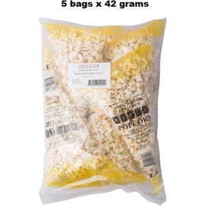 Niels Popcorn zout 5 zakjes x 42 gram