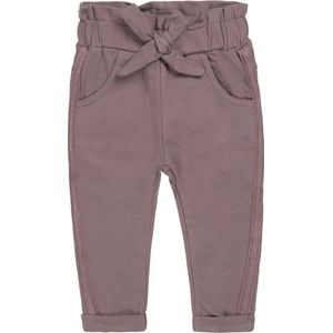 Dirkje meisjes joggingbroek grijs bruin paperbag - maat 56