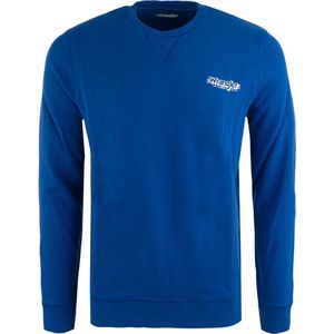 Wrangler - Crew - Sweatshirt - Zwart - Heren - 2XL - 100% Katoen
