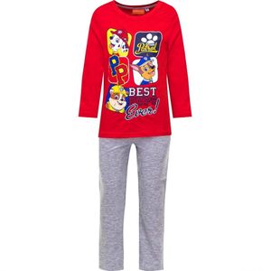 Paw Patrol jongens pyjama - Red  - 98  - Rood