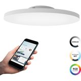 EGLO connect.z Turcona-Z Smart Plafondlamp - Ø 60 cm - Wit - Instelbaar RGB & wit licht - Dimbaar - Zigbee