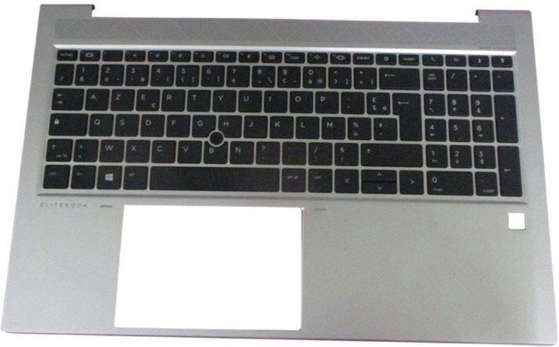 HP - M07491-051 - Behuizingsvoet + Toetsenbord - Frans - Met Achtergrondverlichting