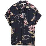 TOM TAILOR - Blouse - Crème - Donkerblauw - Bessen - Rosa - Klassieke Blouse