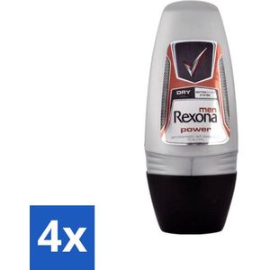 4 x Rexona - Advanced Protection - Deo Roll-on - Anti-transpirant - 50 ml - Anti-transpirant - Deodorant - Zweet - Geur - Bescherming