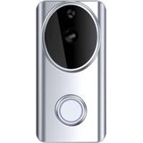 WOOX - Video Deurbel - Camera - Telefoon - Nachtzicht - Gong - Applicatie - Apple - Android - 13.5x6.8cm - Zilver