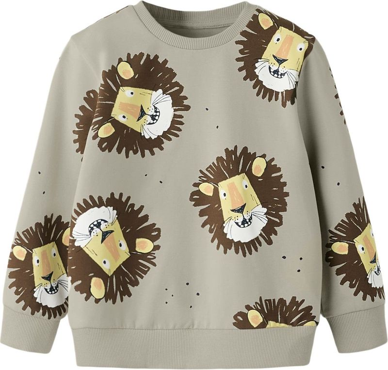 NAME IT - NMMSAKU LS NREG SWE BRU - Jongens - Sweaters - Maat 80