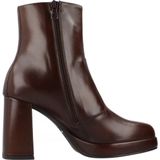 Nerogiardini - Ortona Ferrara - Leren Enkellaarsjes - Beige