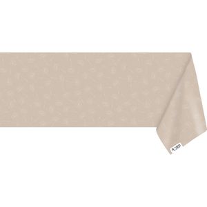 Raved Tafelzeil Paardenbloem  140 cm x  180 cm - Beige - PVC - Afwasbaar