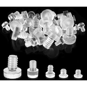 Table Bumpers - 50 Pieces Sound Absorption Pads Transparent Rubber Stop Damper