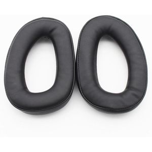 Oorkussens voor hoofdtelefoon, vervangende pads van zachter leer (zwart) - comfortabele vervanging voor optimale geluidservaring.