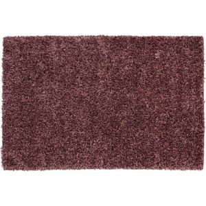 Vloerkleed Bodhi - Rood - Polyester/katoen - 290x190 cm - Hoogpolig