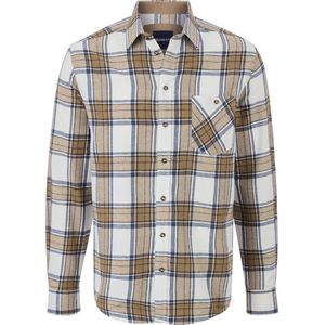 Babista - SALTINORA - Overhemd - Bruin - Katoen - Klassieke Kentkraag