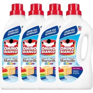 Omino Bianco - Color+ - Vloeibaar Wasmiddel - Voordeelverpakking - 4 x 1,5L