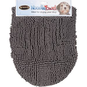 Scruffs Noodle Towel - Absorberende Microvezel Handdoek voor Honden - Grijs - Grijs