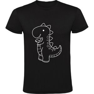 Dino Baby Heren T-shirt | Dino | Dinosaurus | cadeau | kado  | shirt