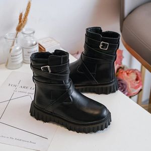 Boots met Riemdetails - Zwart - Maat 25