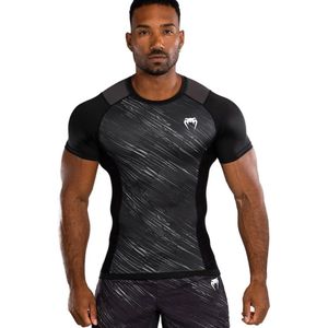 Venum Tectonic Rapid Rashguard Zwart Wit - S