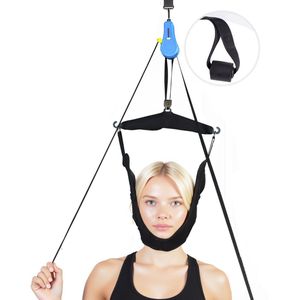 Cervicale nektractie apparaat - Nekstretcher - 2025 geüpgraded model - Uitgerust met veerbelaste timer - Genereert progressieve tractie - Voor fysiotherapie, nekpijnverlichting, hernia